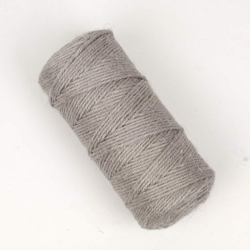Micomon 300 Feet Gray Jute Twine String for Crafts, Gifts, Packing, Gardening - Image 2